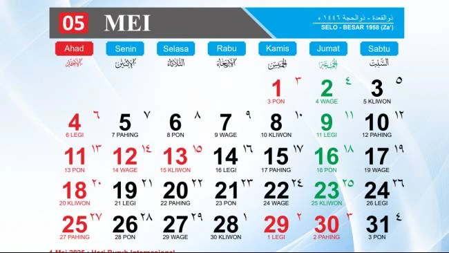 Ada 3 Libur Panjang Mei 2025: Kalender Lengkap Tanggal Merah & Cuti Bersama Ada 3 Libur Panjang Mei 2025: Kalender Lengkap Tanggal Merah & Cuti Bersama