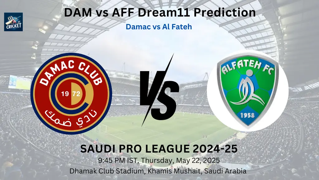 Fantasy Football Advice: DAM Vs AFF Dream11 Team & Captain Choice For Today's Match Fantasy Football Advice: DAM Vs AFF Dream11 Team & Captain Choice For Today's Match