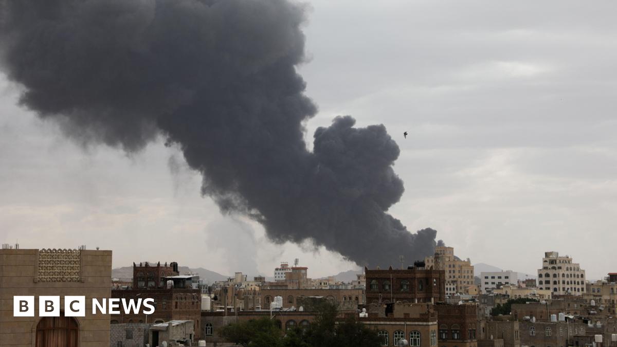 Israeli Airstrike Hits Yemen's Main Airport In Sanaa Israeli Airstrike Hits Yemen's Main Airport In Sanaa