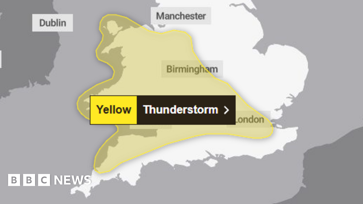 Severe Thunderstorms And Flood Warnings Issued For England And Wales Severe Thunderstorms And Flood Warnings Issued For England And Wales